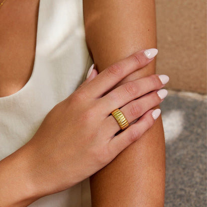 Anello Chunky Calira Oro
