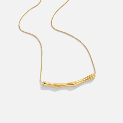 Collana in Bambù Dorato Deana