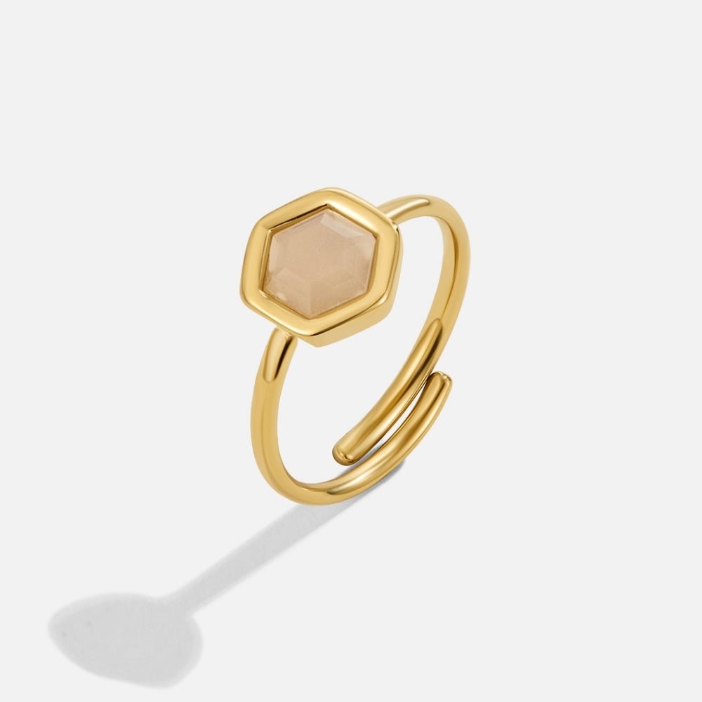 Anello in Oro con Pietra Ember