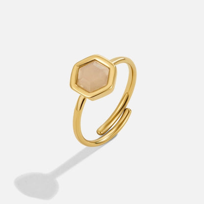 Anello in Oro con Pietra Ember