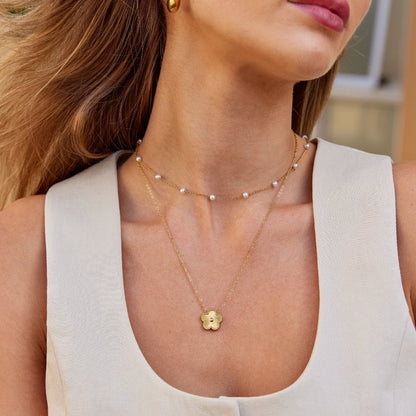 Collana Free Golden Clover