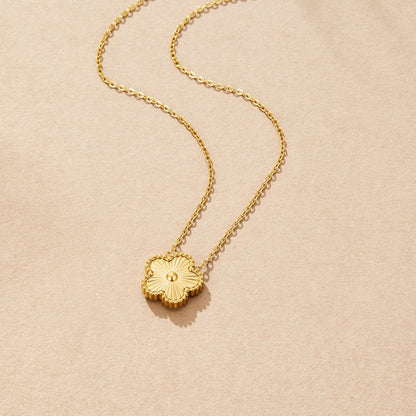 Free Golden Clover Necklace