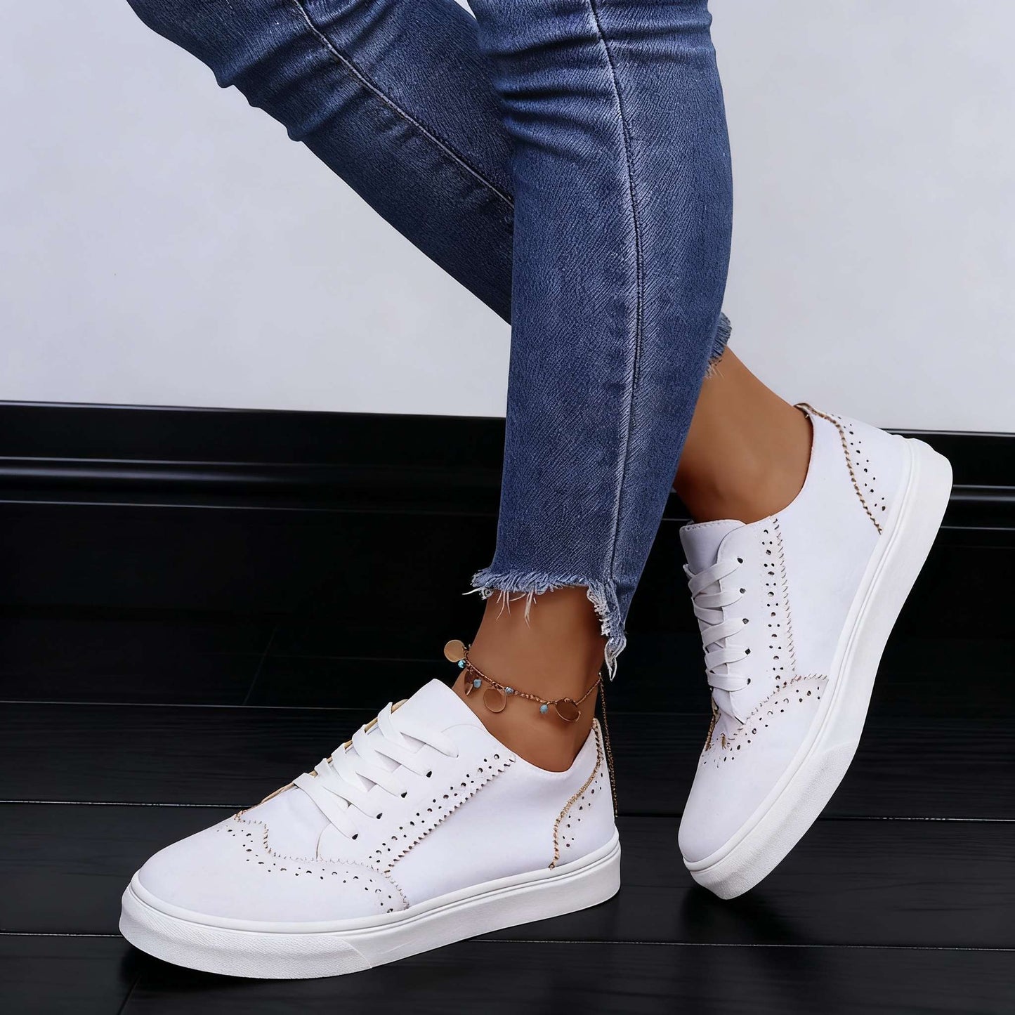 Madeline Brogue Sneakers