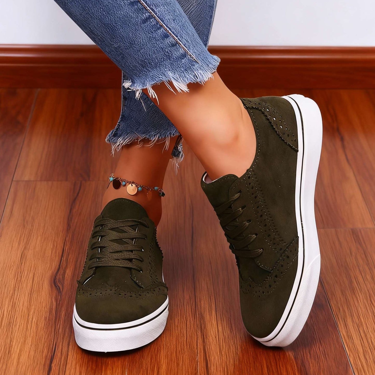 Madeline Brogue Sneakers