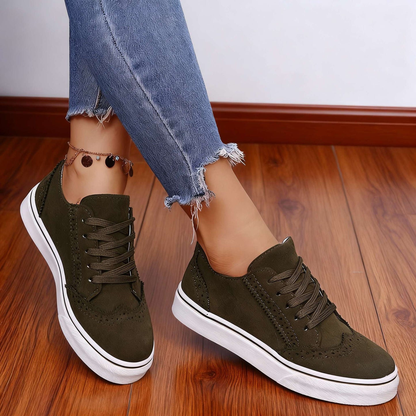 Madeline Brogue Sneakers