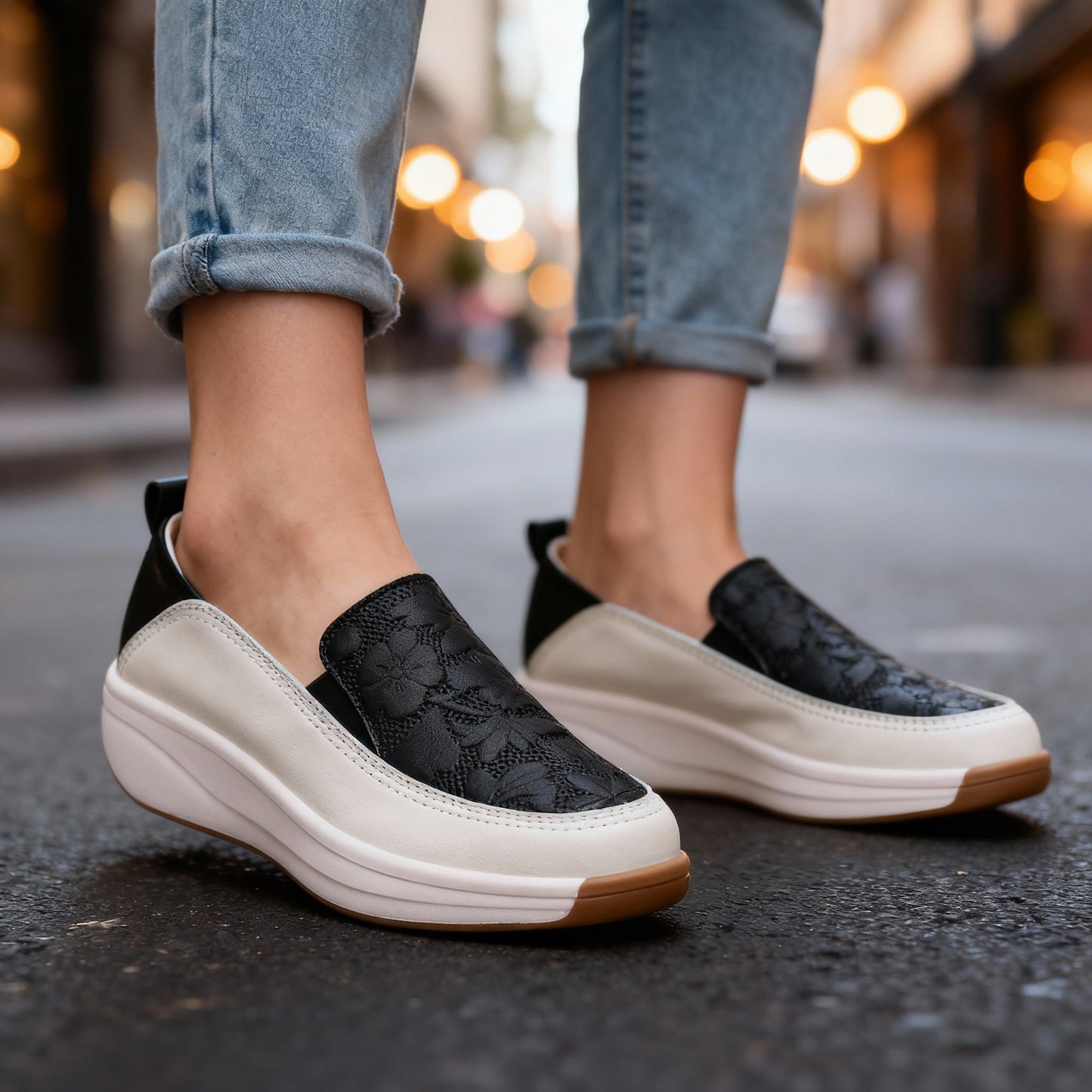 Lorena Bloom Slip-On Loafers