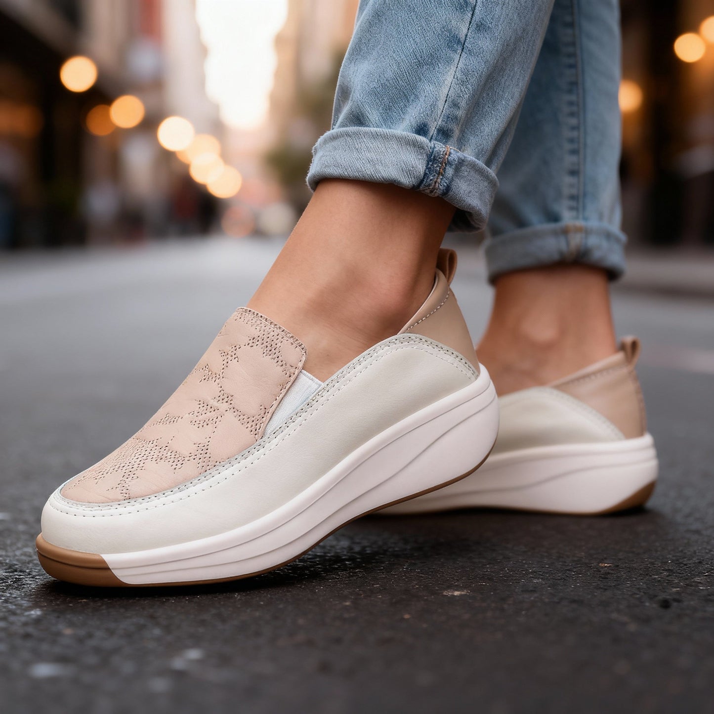 Lorena Bloom Slip-On Loafers
