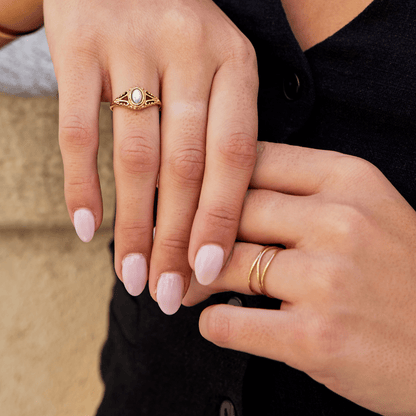 Anello Infinity Loop in Oro