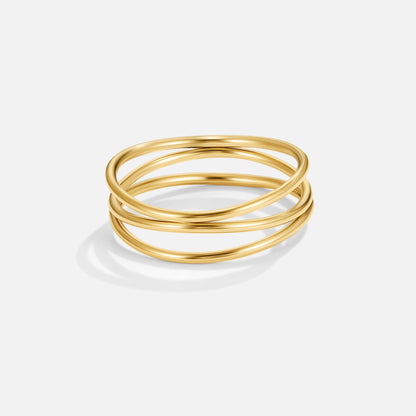 Anello Infinity Loop in Oro