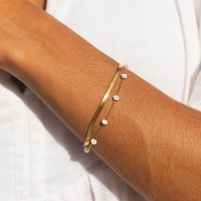 Bracciale a strati "Santorini"