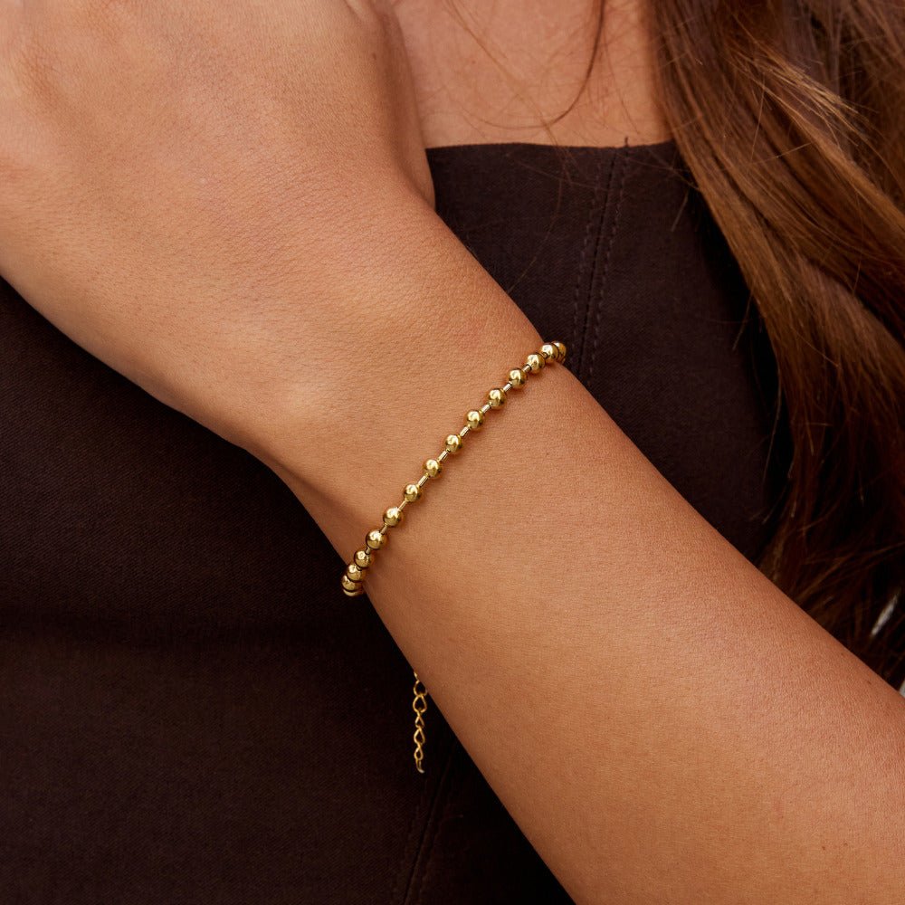 Bracciale in Perline Gold Lulu