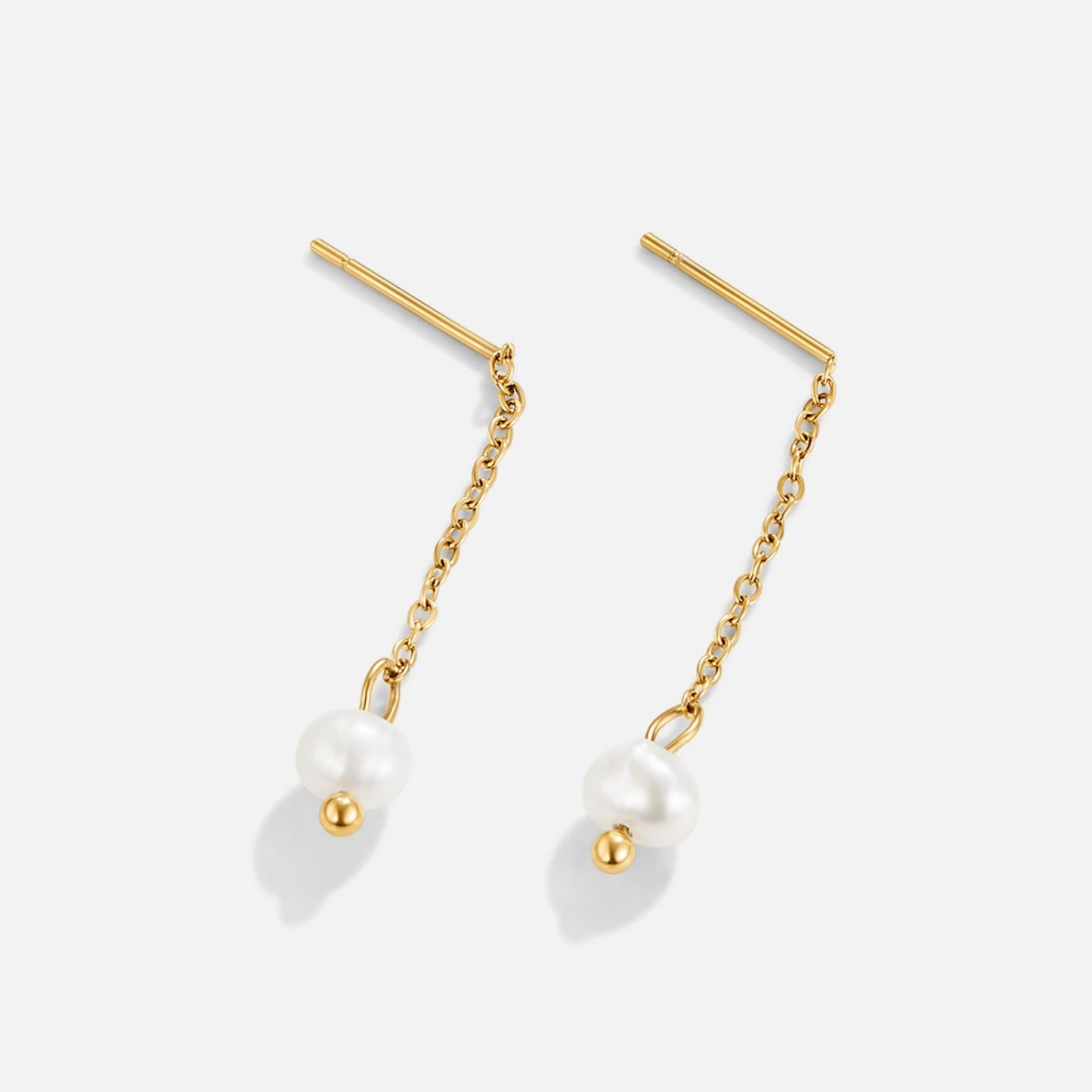 Orecchini a Goccia in Perla Gold Maria
