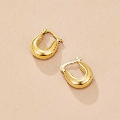 Orecchini a cerchio Gold Serenity