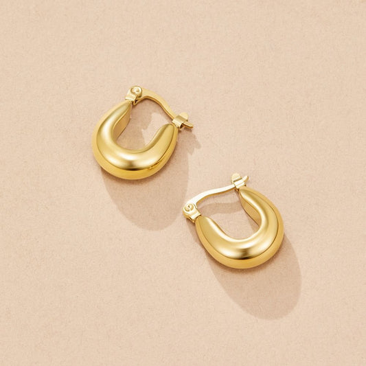 Orecchini a cerchio Gold Serenity