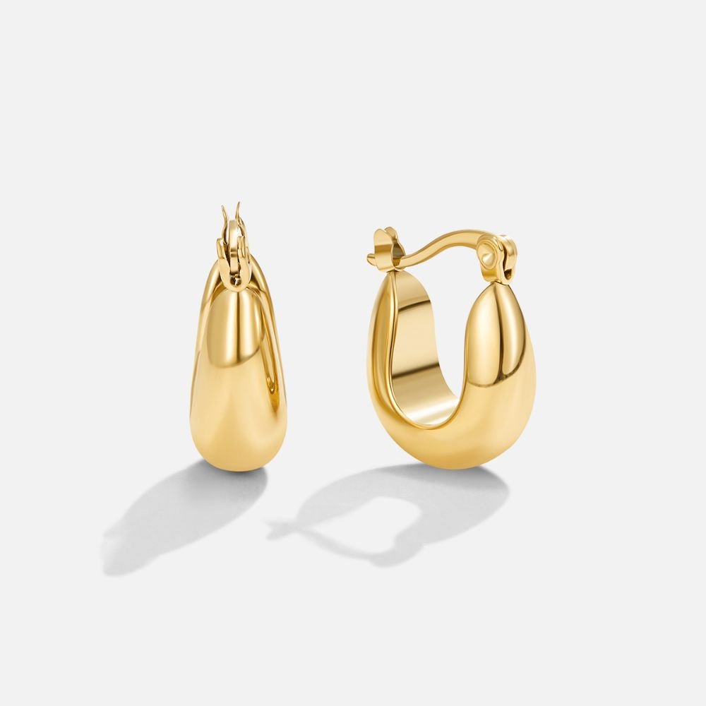 Orecchini a cerchio Gold Serenity