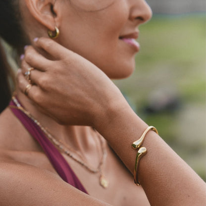 Bracciale a Goccia d'Oro