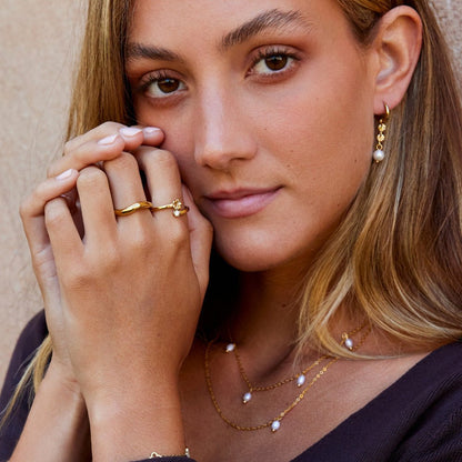 Anello Petalo Golden Bloom