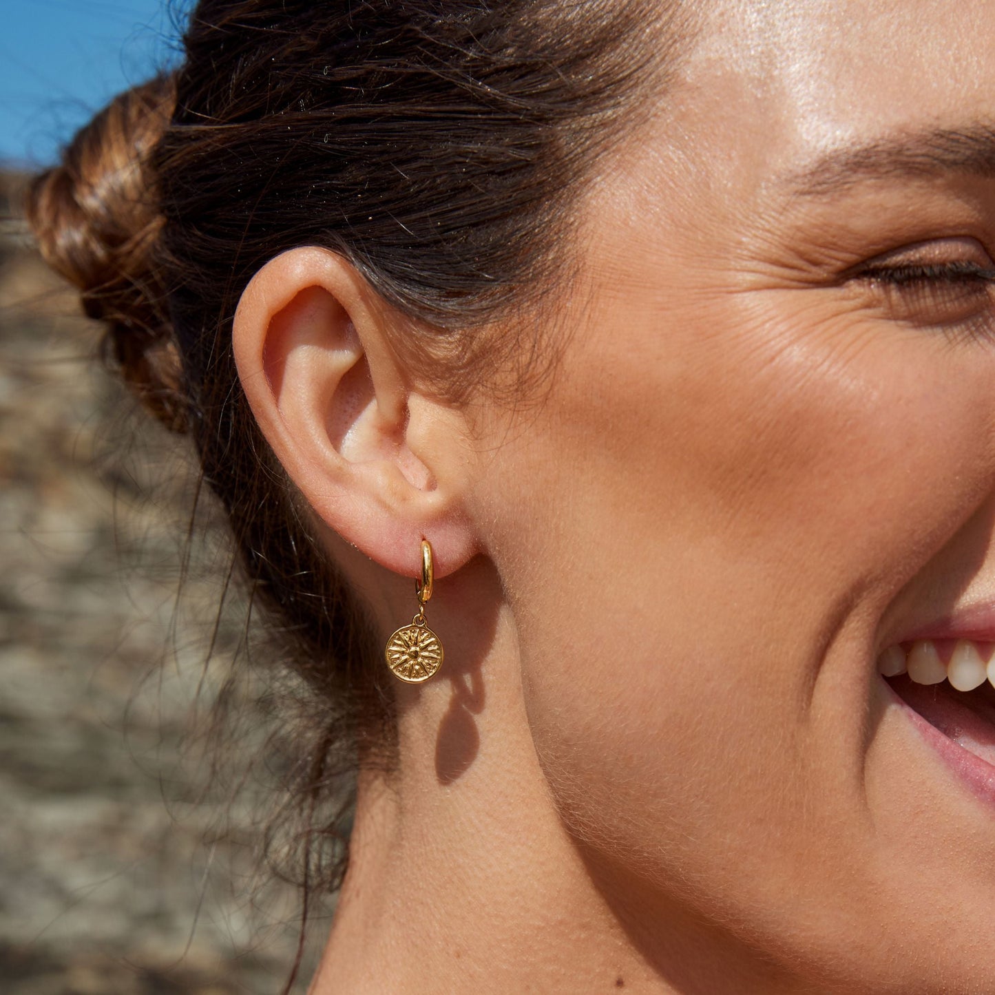 Orecchini Sole D'Oro