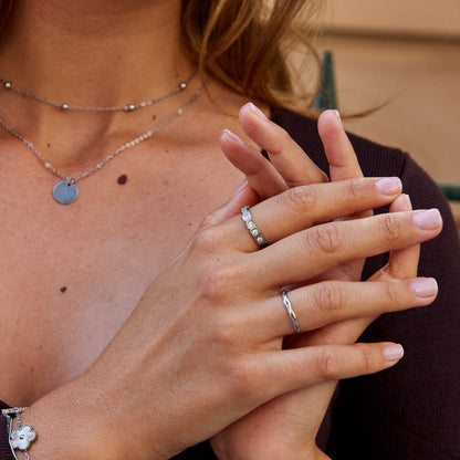Anello in Cristallo Argento Hera
