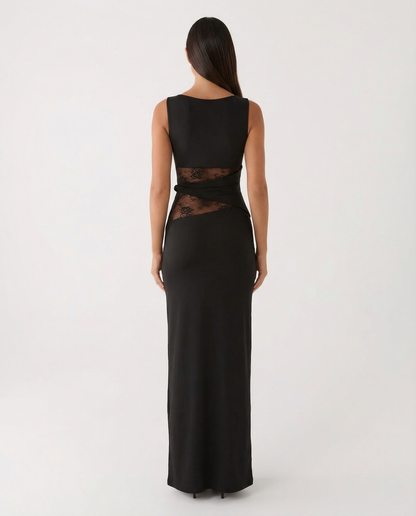 Maxi Abito in Pizzo Illusione