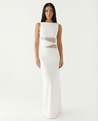 Maxi Abito in Pizzo Illusione