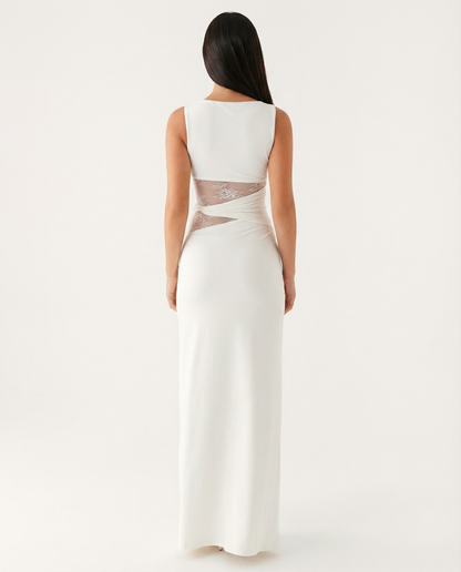 Maxi Abito in Pizzo Illusione