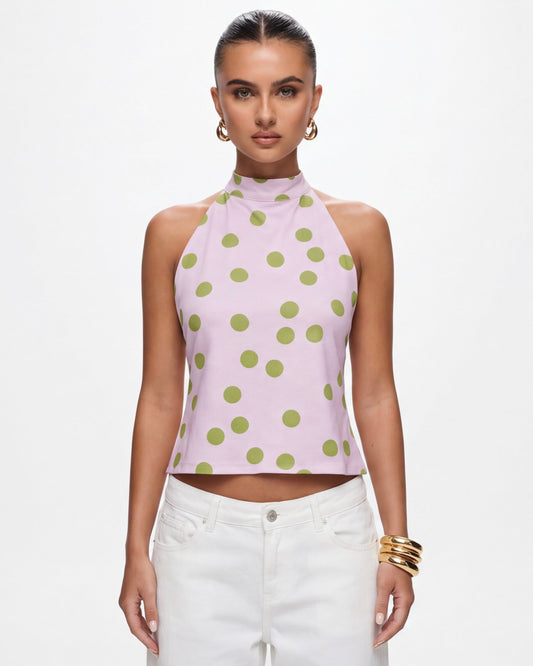 Top Halter Polka Muse