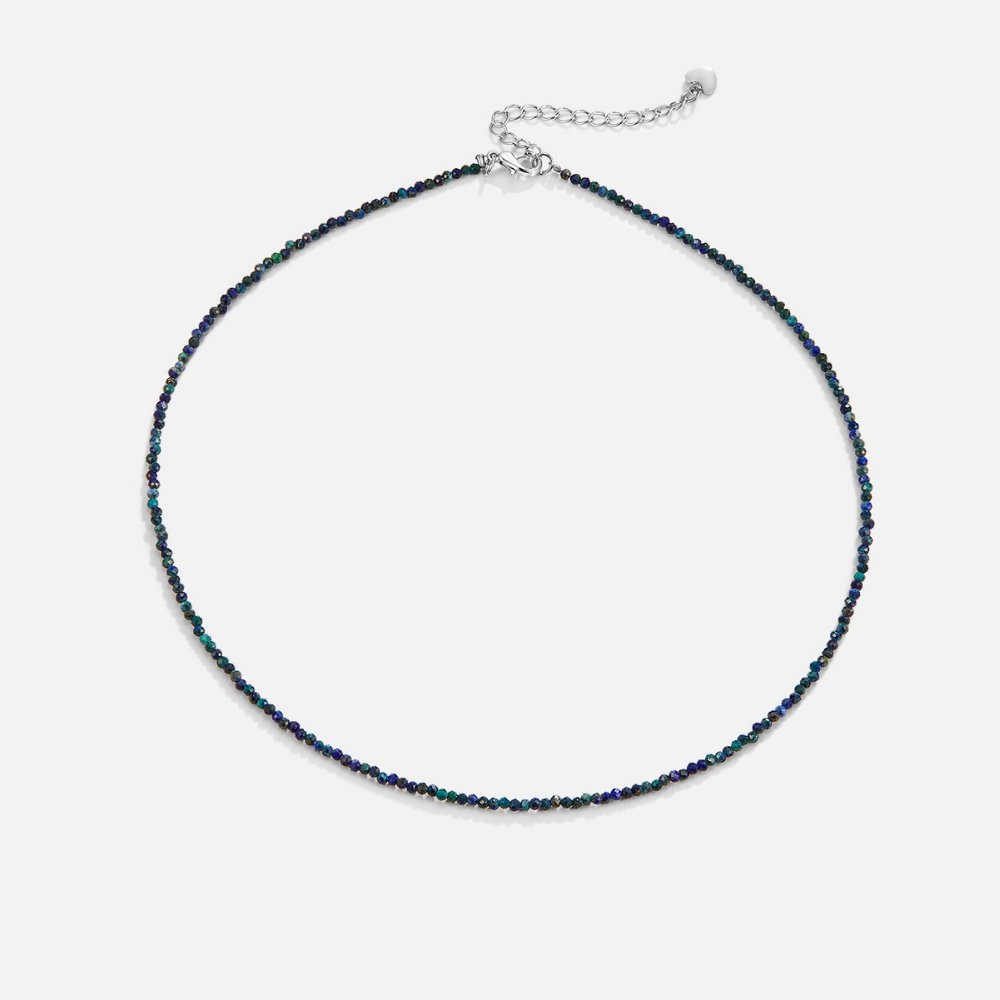 Collana di Pietre a Mosaico di Lapis Lazuli
