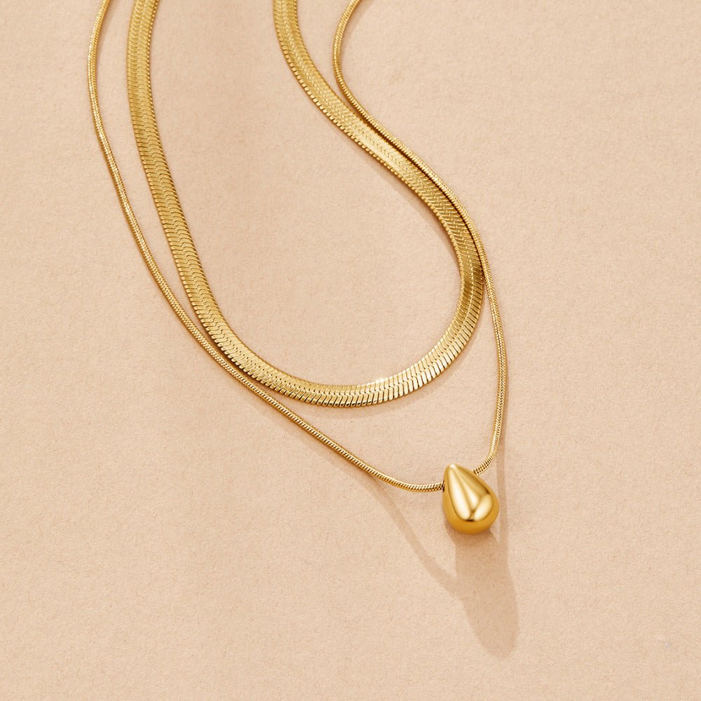 Collana a Goccia Bella a Strati