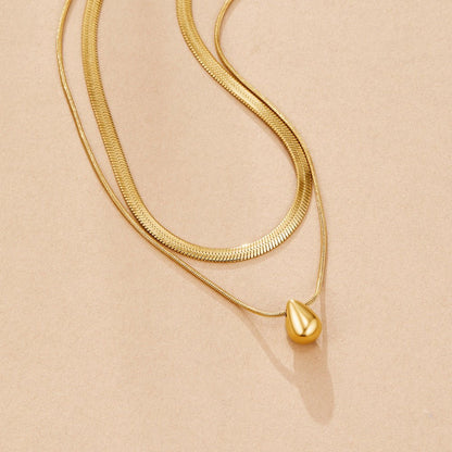 Collana a Goccia Bella a Strati