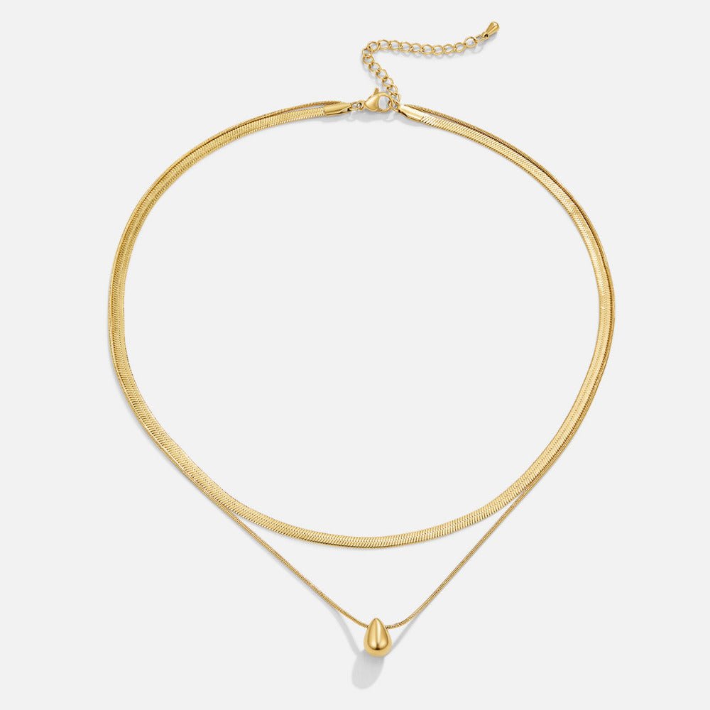 Collana a Goccia Bella a Strati