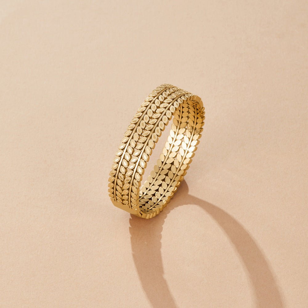 Bracciale in Foglia d'Oro Stratificata