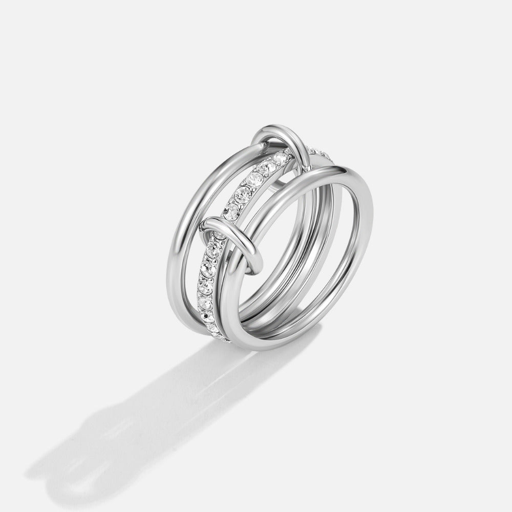Anello in Argento Layered Kaili