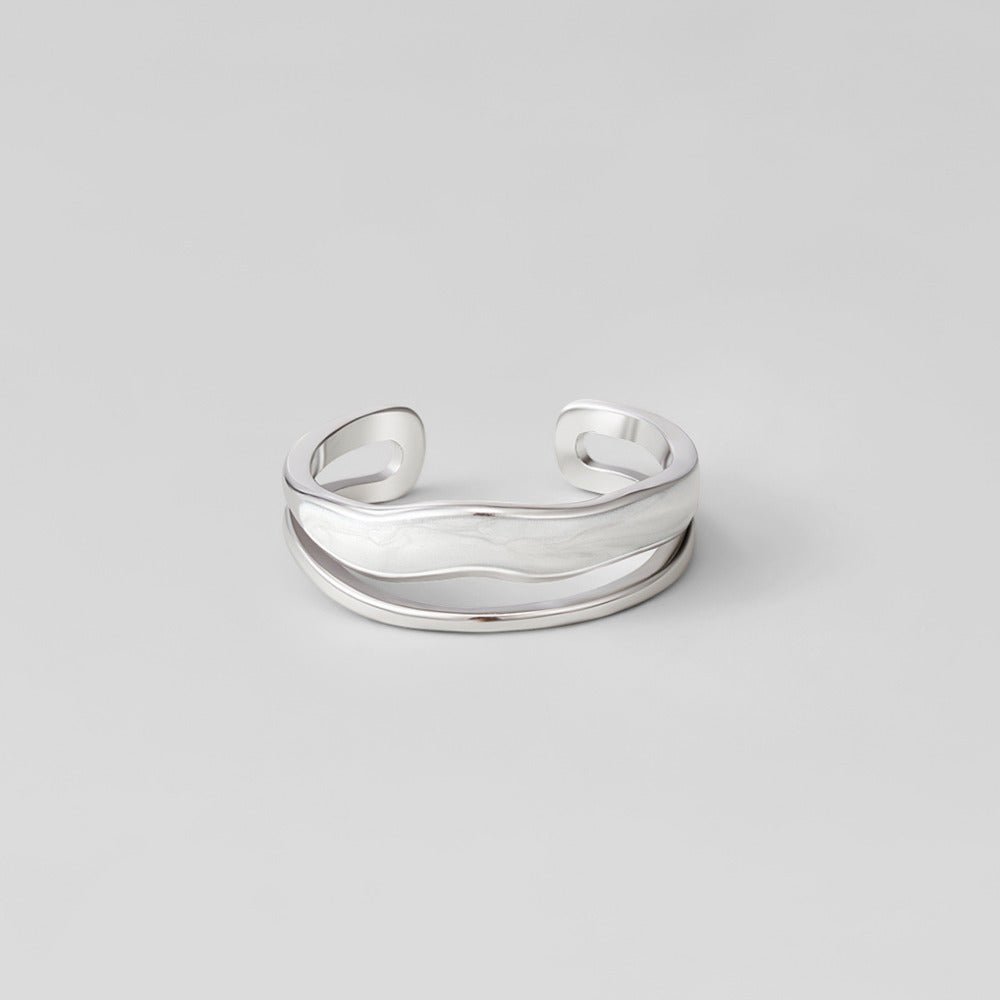 Anello Layered Sahara Silver
