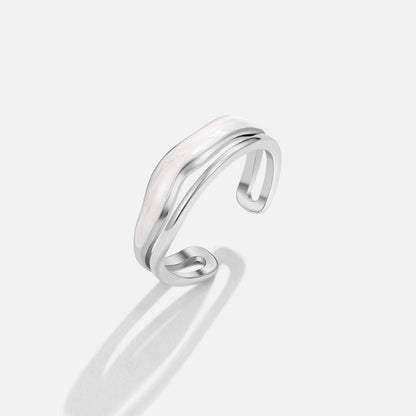 Anello Layered Sahara Silver