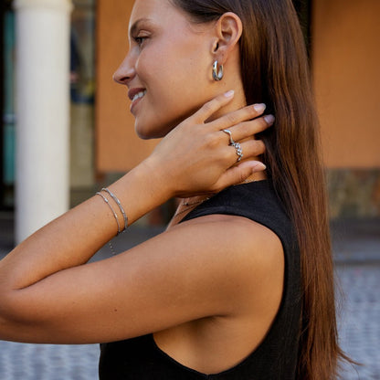 Bracciale Alia in Argento Strato