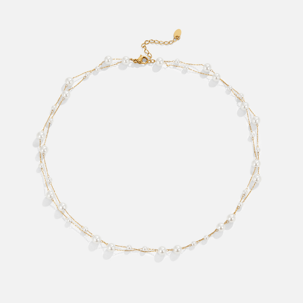 Collana a Perle a Strati Tori