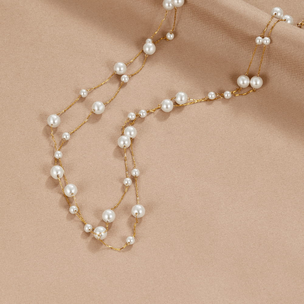 Collana a Perle a Strati Tori
