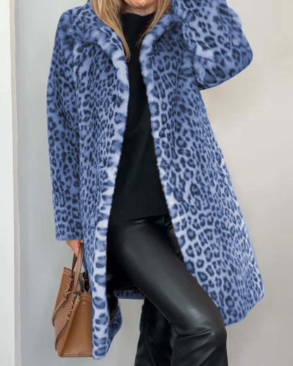 Eva Leopard Print Coat