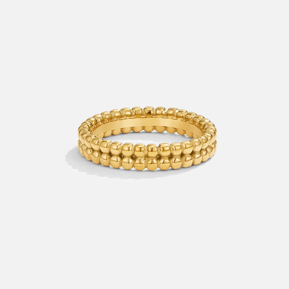 Anello con Perle d'Oro Leona