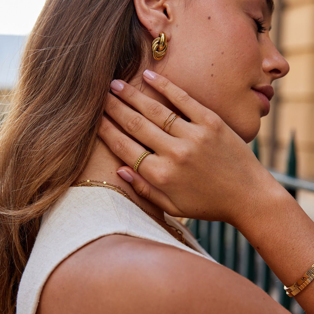 Anello con Perle d'Oro Leona