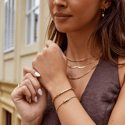 Bracciale Cubo in Oro 18K Lexi
