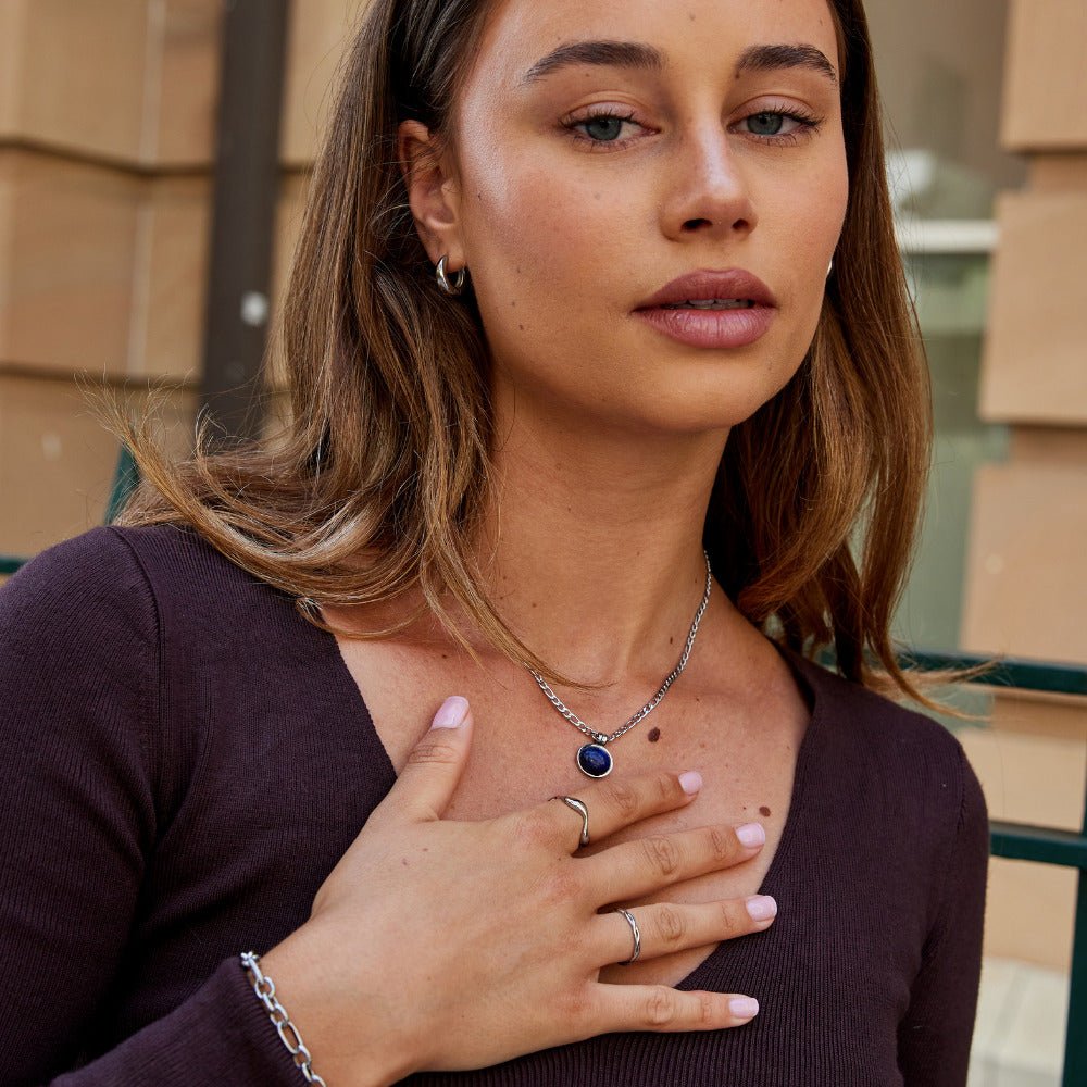 Collana in Argento Lapis Lazuli Liza