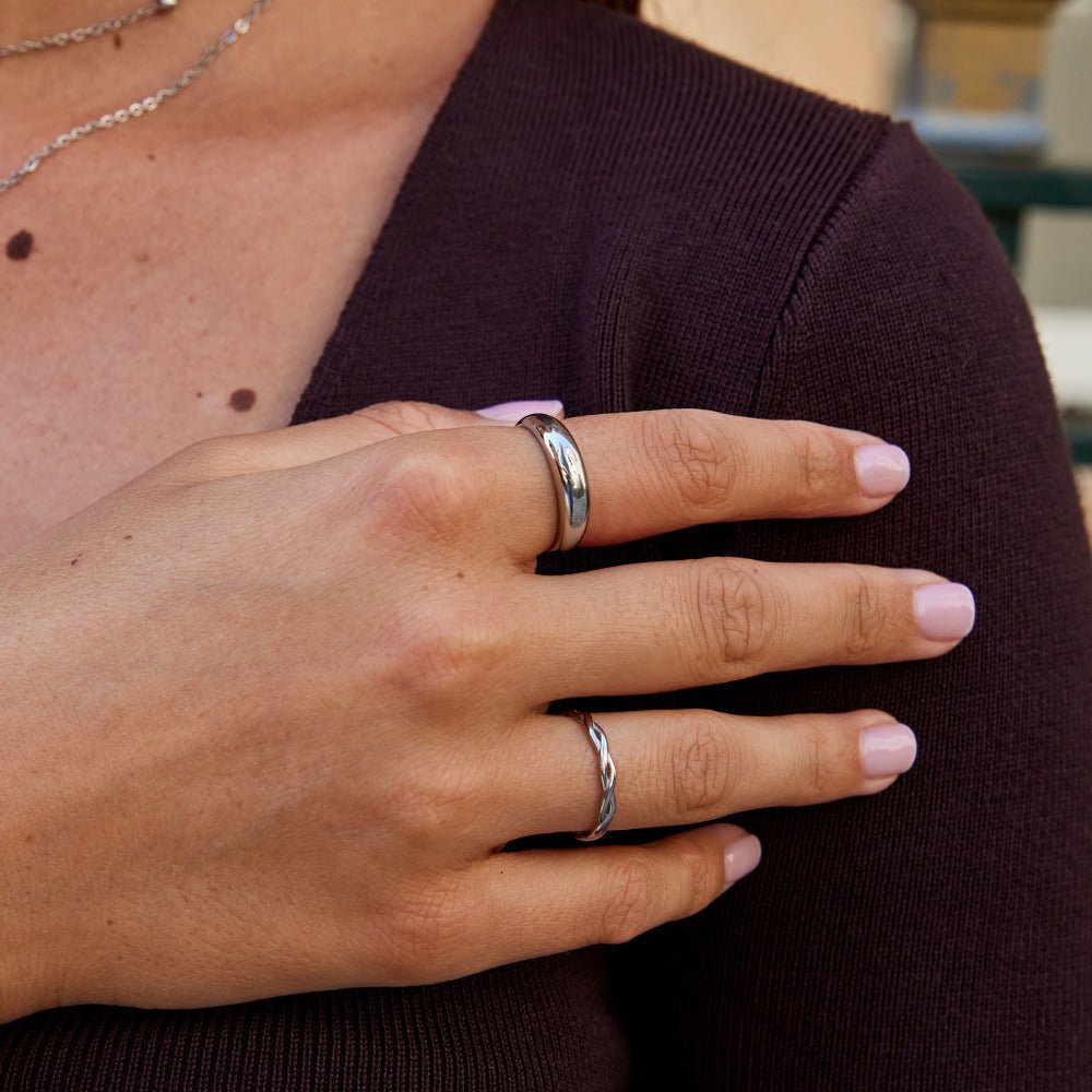 Anello a fascia Lois Silver