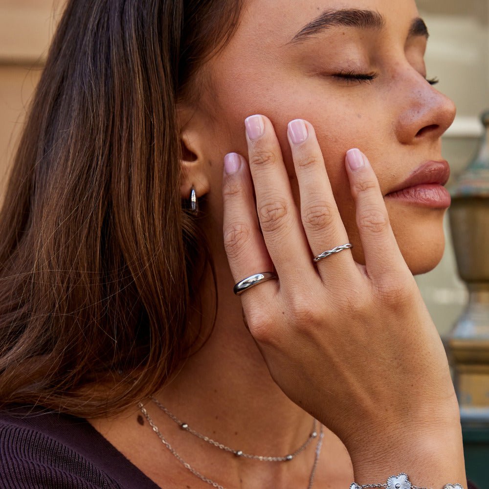 Anello a fascia Lois Silver