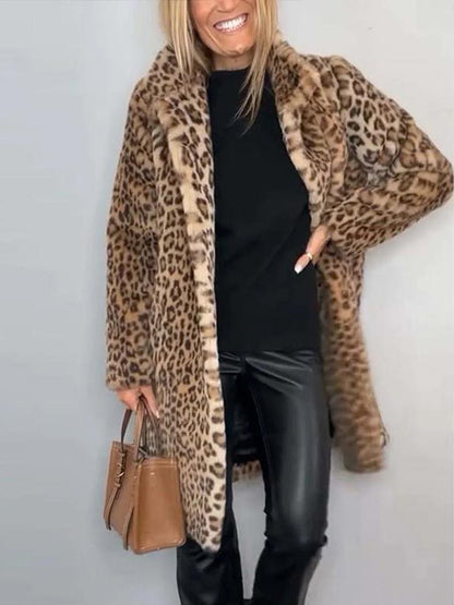 Eva Leopard Print Coat