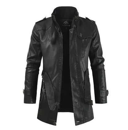 ANDRE™|GIACCA LUNGA ELEGANTE BIKER
