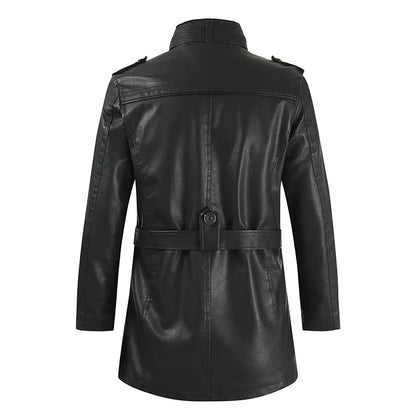 ANDRE™|GIACCA LUNGA ELEGANTE BIKER