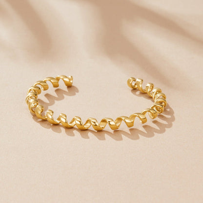 Bracciale a spirale in oro Melinda