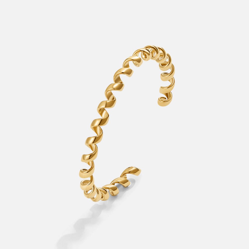 Bracciale a spirale in oro Melinda